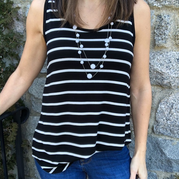 Zenana Outfitters Tops - NWT Striped Tank